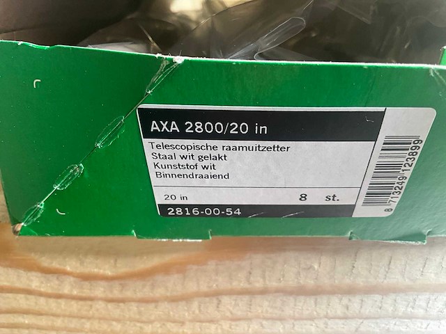 Axa - telescopische uitzetter - 2800/20 in - deurbeslag (8x) - afbeelding 3 van  5