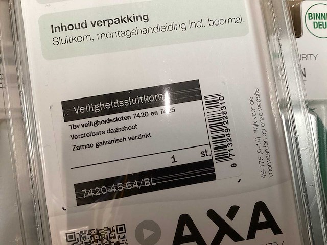 Axa mix kavel deurbeslag (30x) - afbeelding 4 van  4