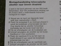 Axa telescopische uitzetter telescopische raamuitzetter 30in 2826-00-49/e - afbeelding 2 van  3