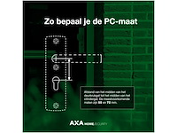 Axa veiligheidsbeslag smal aluminium geslepen pc55 met kerntrekbeveiliging skg*** - afbeelding 4 van  6