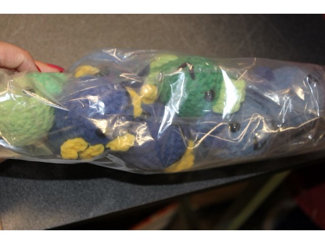 Axelotl knuffeltjes, 7 stuks handgemaakt - afbeelding 3 van  5