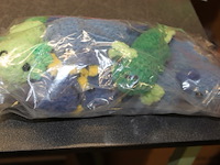 Axelotl knuffeltjes, 7 stuks handgemaakt - afbeelding 4 van  5