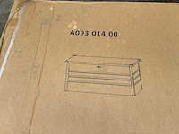 Axi - miles - 1000 l metalen opbergbox - 185x82x75cm (4x) - afbeelding 5 van  10