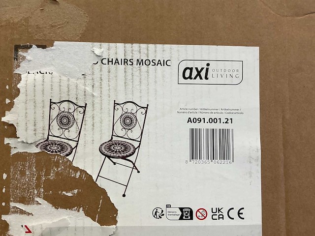 Axi amélie set bistro stoelen - afbeelding 5 van  5