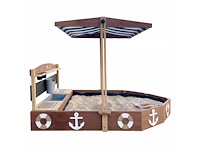 Axi dora zandbak boot met keuken en dak - afbeelding 2 van  4