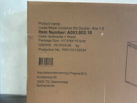 Axi lucas containerombouw voor 2 afvalcontainers - 240l - afbeelding 5 van  5