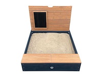 Axi mandy zandbak met opbergruimte en deksel - afbeelding 2 van  6