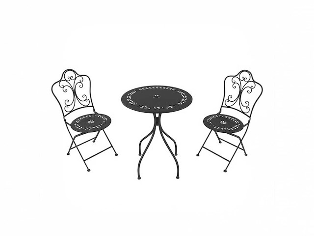Axi marilou 2 bistro stoelen-set opklapbaar - afbeelding 1 van  5