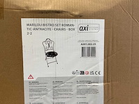 Axi marilou 2 bistro stoelen-set opklapbaar - afbeelding 4 van  5