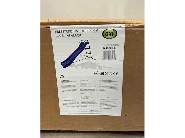 Axi vrijstaande glijbaan met wateraansluiting - afbeelding 5 van  5