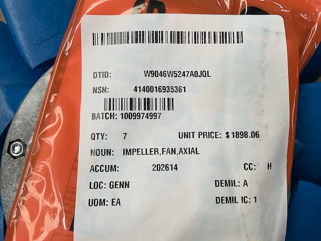Axial fan impeller - afbeelding 4 van  4