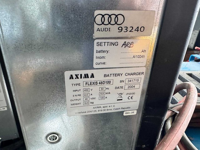 Axim - flexis 48d100 - acculaders - afbeelding 3 van  3