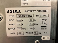 Axima - 48v 100a - battery chargers - afbeelding 3 van  3
