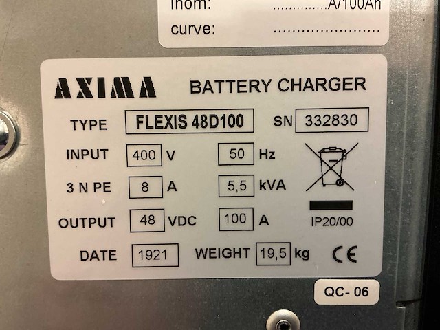 Axima - 48v 100a - battery chargers - afbeelding 2 van  2