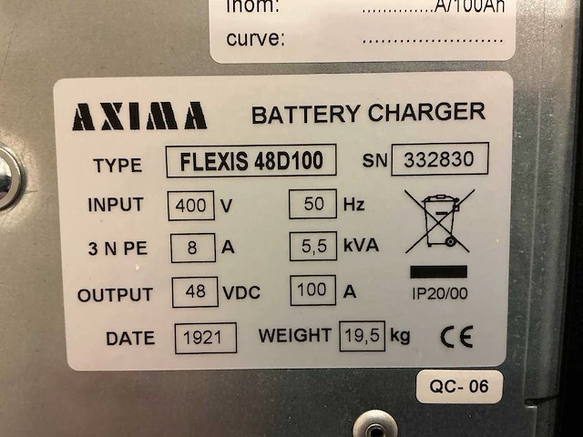 Axima - 48v 100a - battery chargers - afbeelding 4 van  5