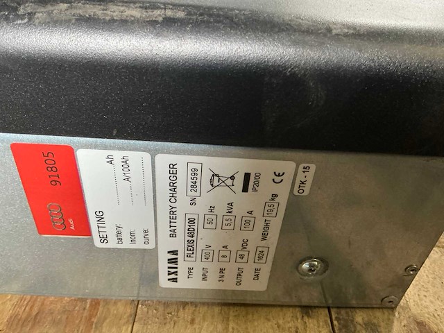 Axima flexis 48d100 acculader - afbeelding 2 van  2