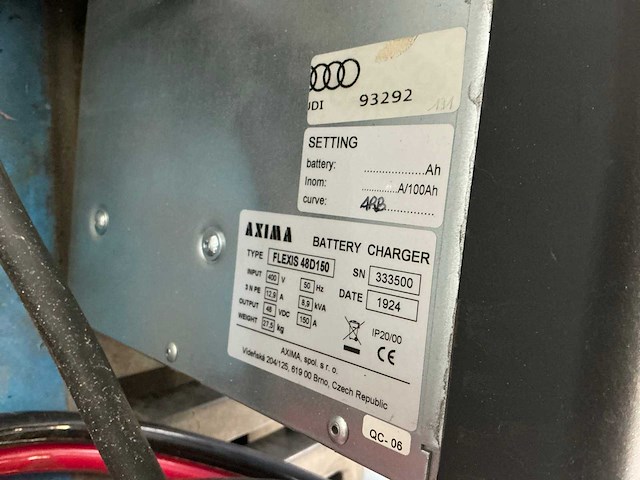 Axima flexis 48d150 acculader - afbeelding 1 van  1