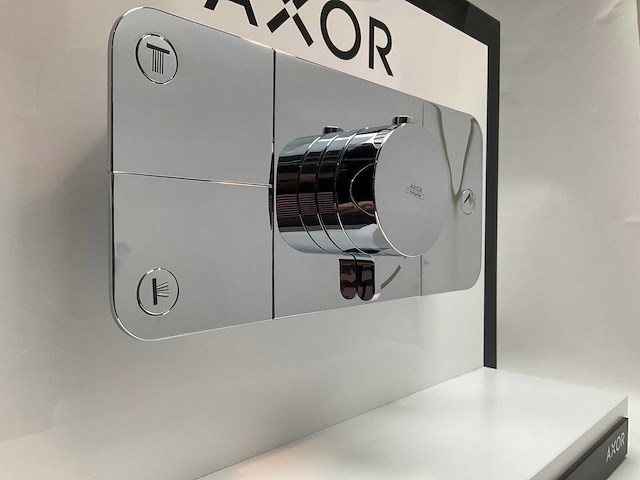 Axor one inbouw en afbouwdeel thermostaatmodule 3 functies chroom - afbeelding 2 van  9