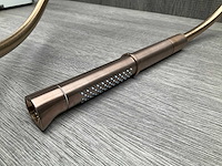 Axor starck showerporter wandhouder met staafhanddouche 2jet en doucheslang brushed red gold - afbeelding 2 van  8