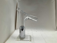 Axor starck v wastafelkraan met glazen uitloop - afbeelding 4 van  8