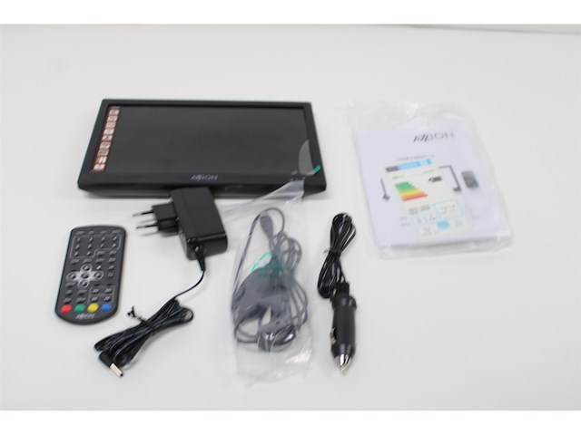 Axxion axx-1028 -draagbare lcd tv 10" dvb-t2 en hdmi zwart - afbeelding 5 van  5