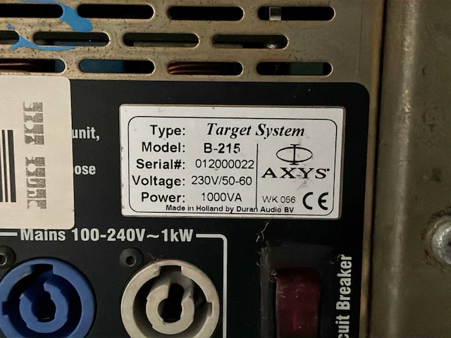 Axys target u16 line-array systeem - afbeelding 7 van  8