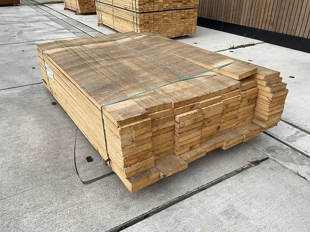 Ayous / abachi ruw onbewerkt (84x) - afbeelding 1 van  4