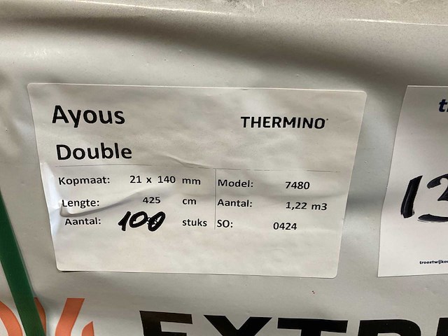 Ayous double, thermisch gemodificeerd hout (100x) - afbeelding 5 van  5