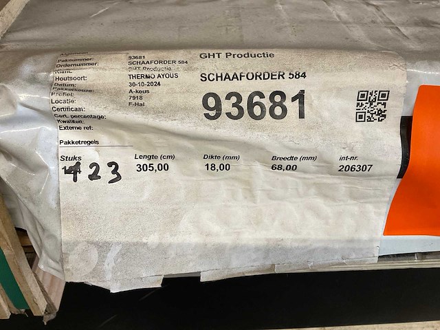 Ayous shiplap, thermisch gemodificeerd hout (123x) - afbeelding 4 van  4