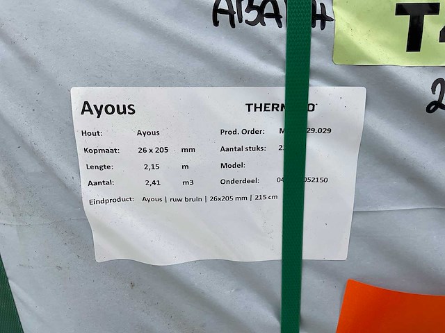 Ayous thermisch gemodificeerd (210x) - afbeelding 4 van  4