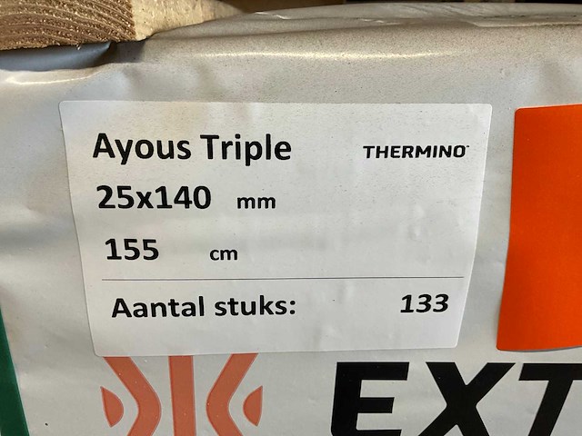Ayous triple, thermisch gemodificeerd hout (133x) - afbeelding 4 van  4
