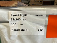 Ayous triple, thermisch gemodificeerd hout (140x) - afbeelding 4 van  4