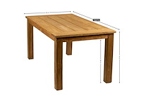 Ayra - tuintafel(160x90cm) - afbeelding 1 van  4