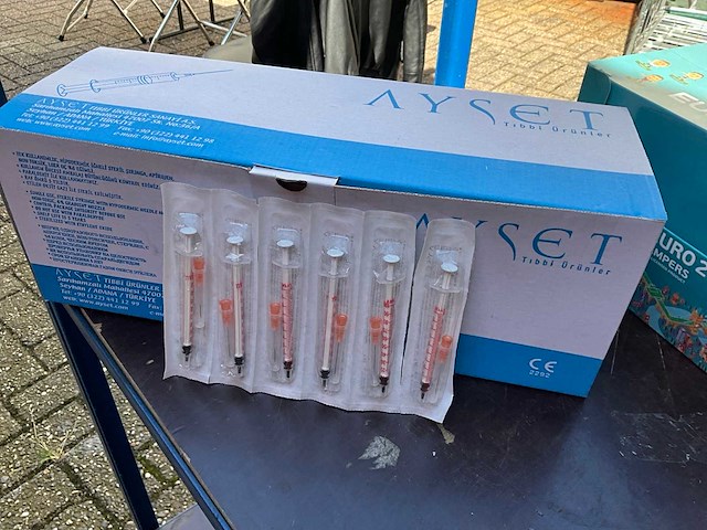 Ayset tibbi insuline spuit 0.50x25 mm (2000x) - afbeelding 1 van  5