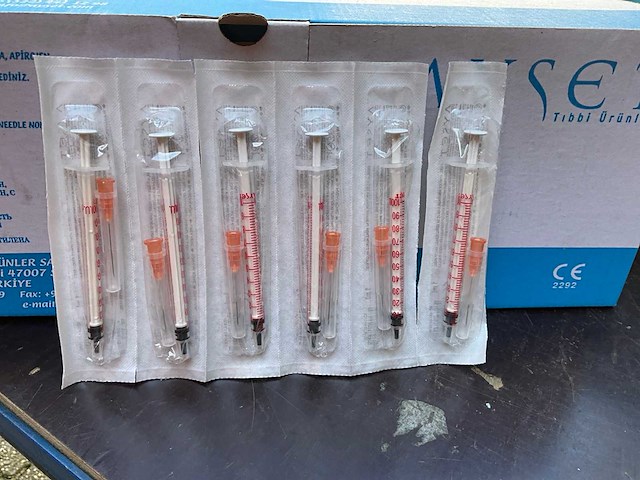 Ayset tibbi insuline spuit 0.50x25 mm (2000x) - afbeelding 2 van  5