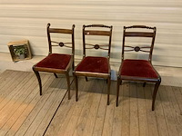 Aziatische restaurantstoel (5x) - afbeelding 1 van  3