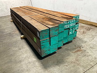 Azobe aic hardhouten balk 400x15x15 cm (4x) - afbeelding 2 van  7