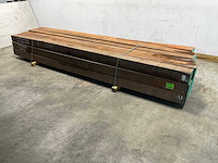 Azobe aic hardhouten balk 400x15x15 cm (6x) - afbeelding 1 van  7