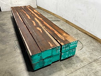 Azobe aic hardhouten balk 400x20x20 cm (6x) - afbeelding 2 van  5