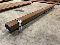 Azobe balk 100x150 mm - afbeelding 1 van  5