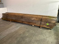 Azobé balk 500x18x19 cm (2x) - afbeelding 1 van  5