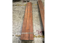 Azobe balk 50x150 mm (3x) - afbeelding 2 van  2