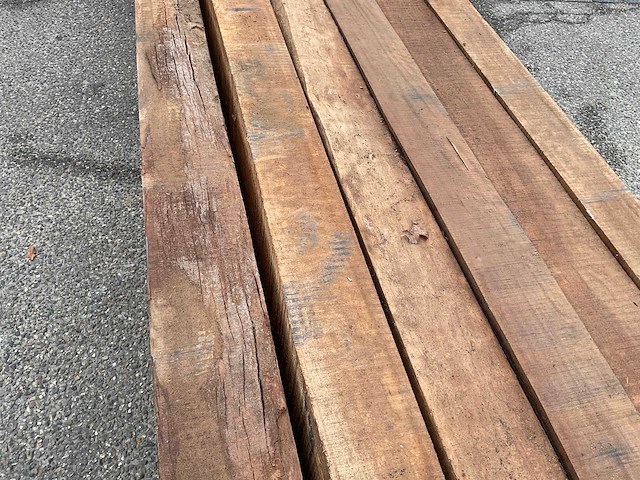 Azobé balk 600x20x16,5 cm (2x) - afbeelding 2 van  6