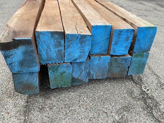 Azobé balk 600x20x16,5 cm (2x) - afbeelding 5 van  5