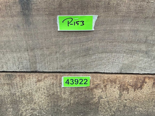 Azobé balk 600x20x16,5 cm (2x) - afbeelding 6 van  6