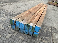 Azobé balk 600x20x16,5 cm (2x) - afbeelding 2 van  5