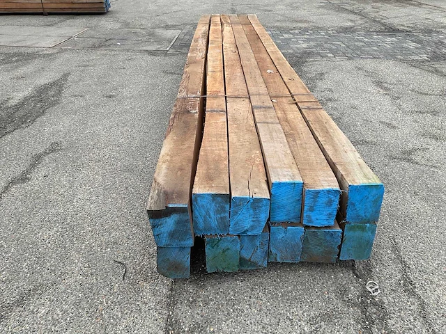 Azobé balk 600x20x16,5 cm (2x) - afbeelding 5 van  6