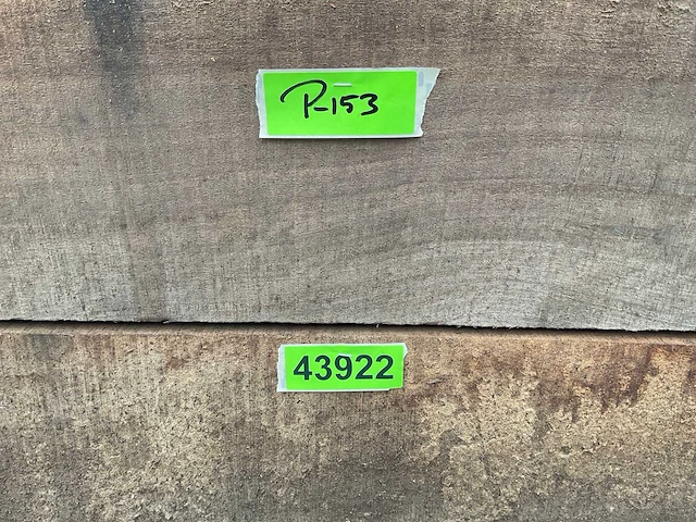 Azobé balk 600x20x16,5 cm (2x) - afbeelding 3 van  6