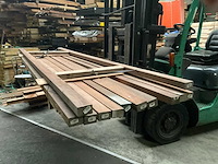 Azobé balk geschaafd - 300x6x4,5 cm (12x) - afbeelding 1 van  11