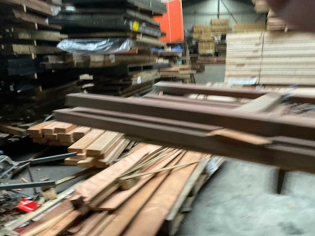 Azobé balk geschaafd - 300x6x4,5 cm (12x) - afbeelding 6 van  11